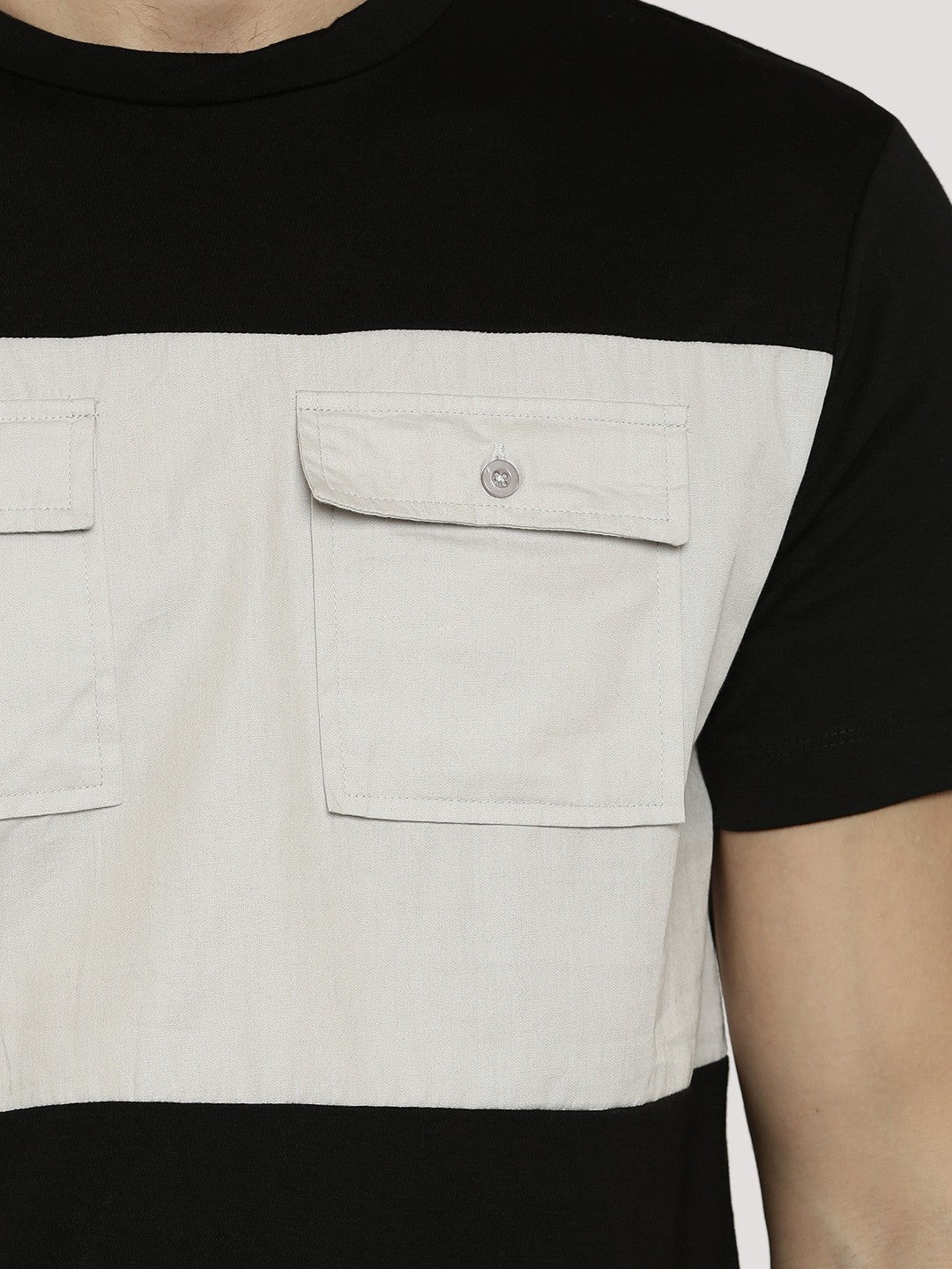 Double Pocket Panel T-Shirt